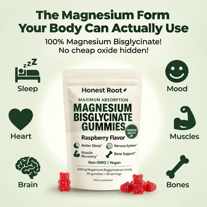 HonestRoot Magnesium Bisglycinate Gummies