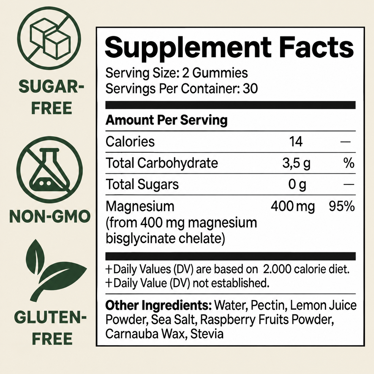 HonestRoot Magnesium Bisglycinate Gummies