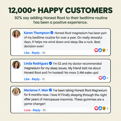 HonestRoot Magnesium Bisglycinate Gummies